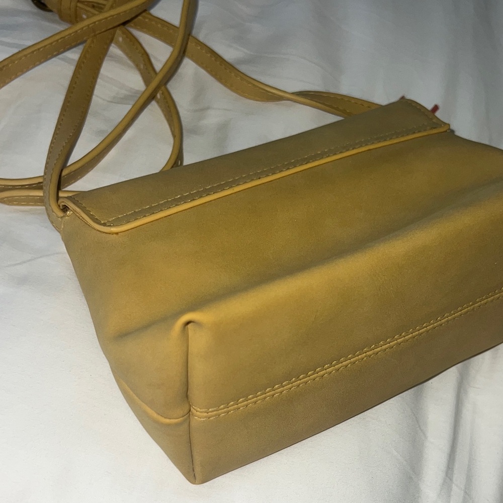 Yellow Suede Bag - Picture 13 of 15